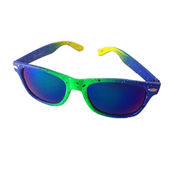Wayfarer zonnebril in wilde neonkleuren. - Design nr. 3203