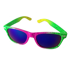 Kleurrijke neon zonnebril. - Design nr. 3200