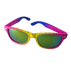 Neon gekleurde zonnebril in graffiti stijl.  - Design nr. 3202