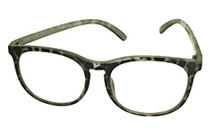 Brillen zonder sterkte met heldere glazen in grijs-zwart ontwerp. - Design nr. 3252
