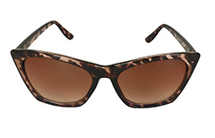 Lichte Cateye (Kattenogen) zonnebril met patroon - Design nr. 3259