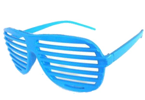 Turquoise shutter zonnebril  - Design nr. 776