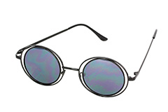 Exclusieve zwarte Lennon zonnebril - Design nr. 1115