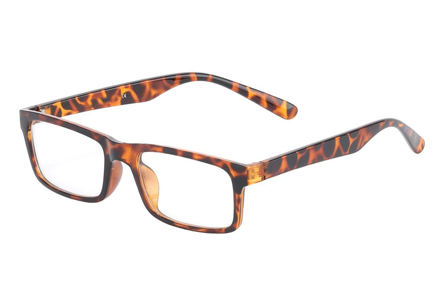 Schildpaddenbruine bril zonder sterkte - Design nr. 3015