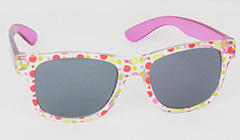 Zonnebril voor kinderen met roze pootjes. - Design nr. 3099
