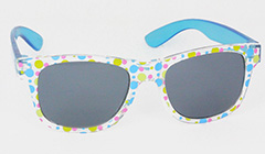 Transparante zonnebril voor kinderen met stippen. - Design nr. 3100