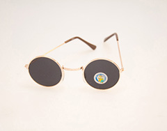 Gouden Lennon zonnebril voor kinderen  - Design nr. 484