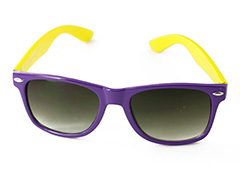 Paars met gele wayfarer zonnebril - Design nr. 904